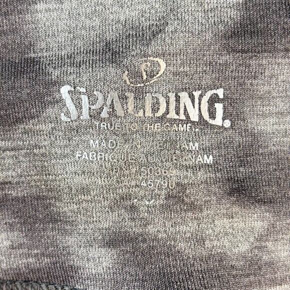 Spalding Capri Leggings Speed-Dri Women's 1X Gray Athletic / Athleisure - Picture 6 of 11